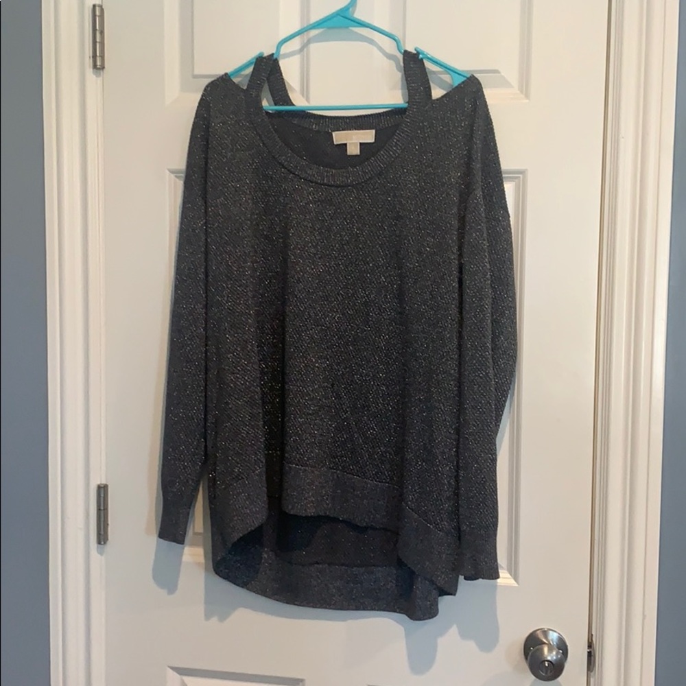 Michael Kors Sparkly Gray Sweater